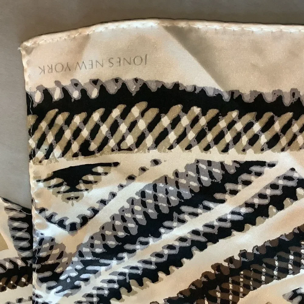 Jones New York silk scarf
